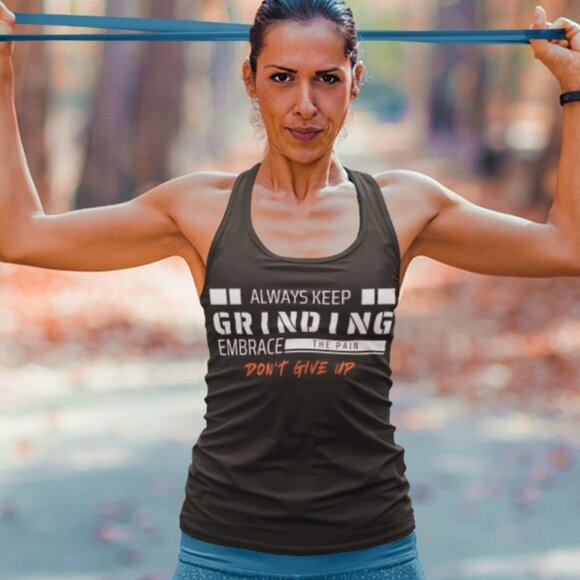 NWT - XS to XL - All-Over Print Women's Tank Top Premium Athleisure Active Wear - Picture 10 of 14